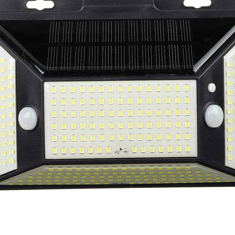 318 LED Solar Powered PIR Motion Sensor Wall Security Lights Outdoor Garden Lamp