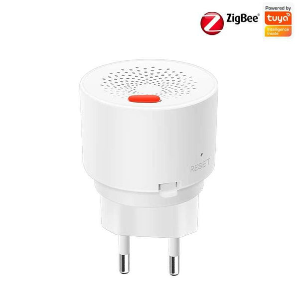 Tuya Zigbe Natural Gas Sensor EU Combustible Household Smart LPG Gas Alarm Detector Leakage Sensor fire Safety Smart Home