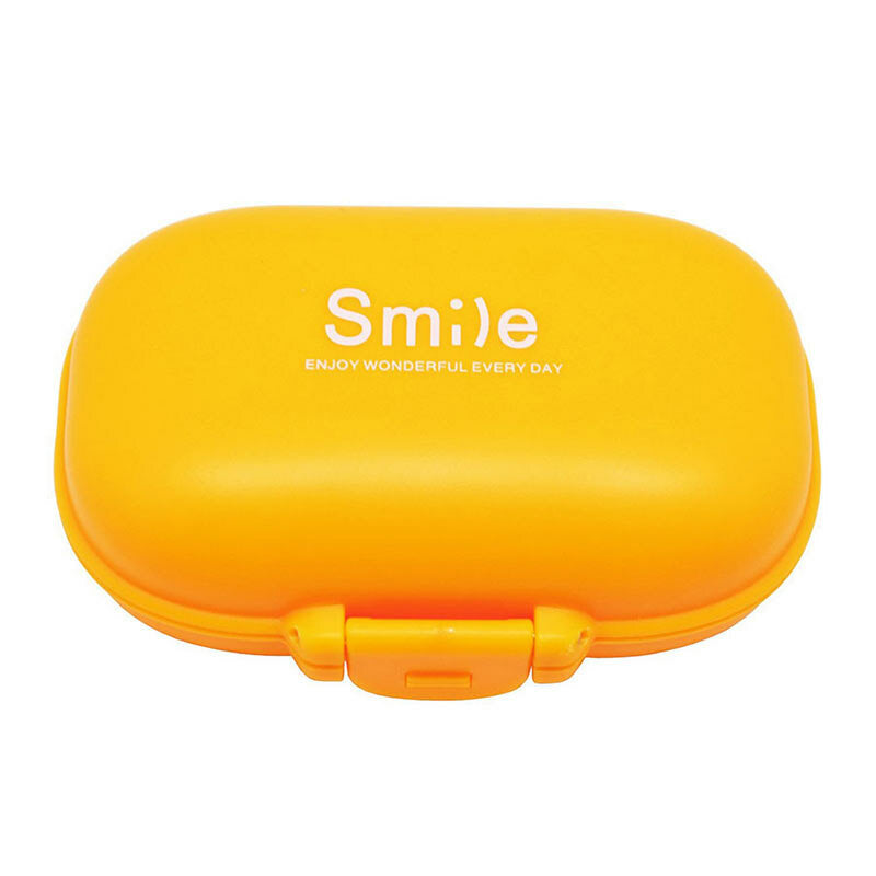 Honana HN-PB011 4-Compartment Portable Travel Pill Organizer and Medicine Box - 4 Compartments Case Daily