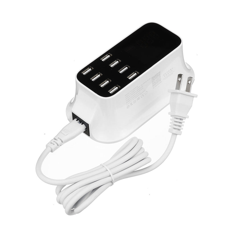 USB Charger 8 Ports Charging Station Multi Port USB Charging Hub for Multiple Devices