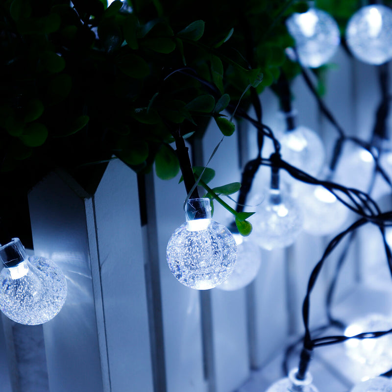 Outdoor 9.5M 50LEDs String Ball Light Remote Control 8 Modes Waterproof Garden Party Wedding Christmas Decor