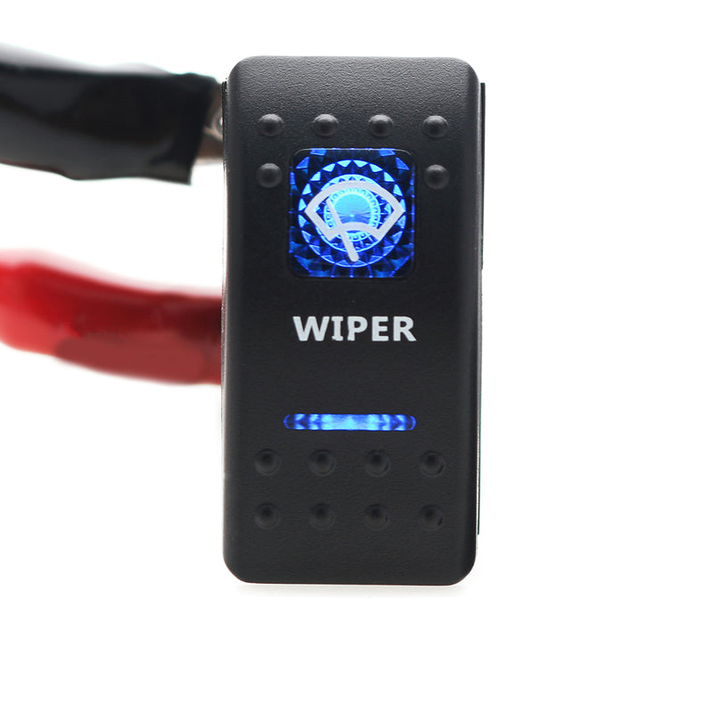 Boat Car Marine Dash Rocker Switch LED ILLUMINATED ON-OFF LED Light Waterproof