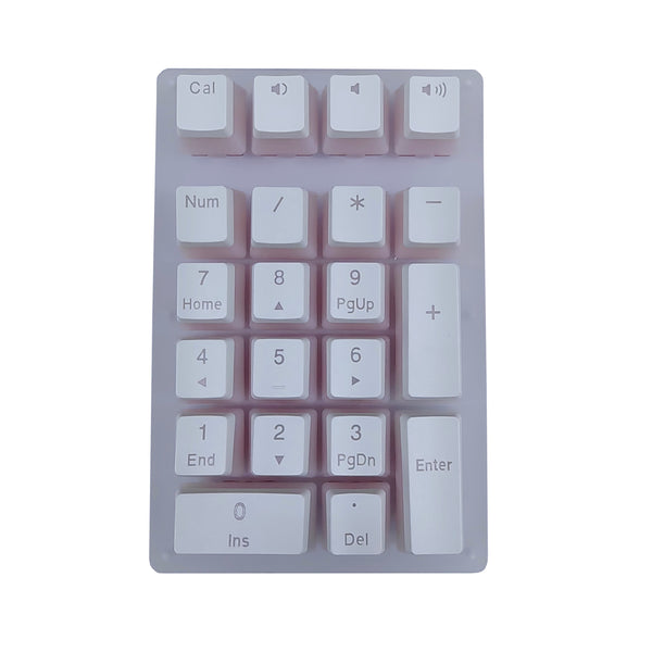 Womier 21 key K21 Pad Mechanical Keyboard 20% Numpad PCB CASE Hot Swappable Switch Support Lighting Effects With RGB Switch Led