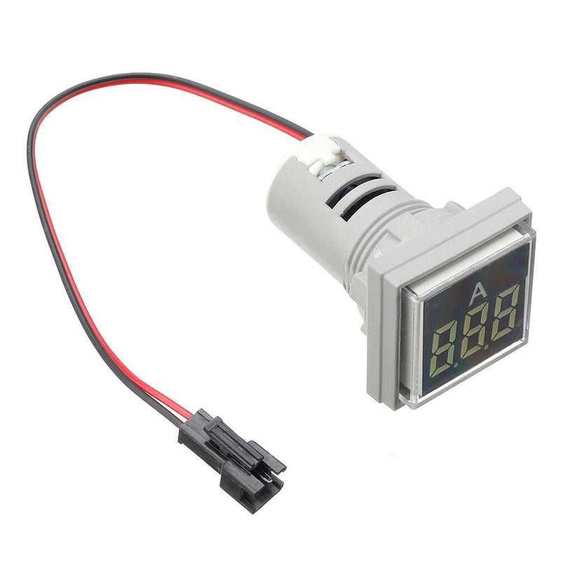 Digital Tube Ammeter Indicator Light - Square Large