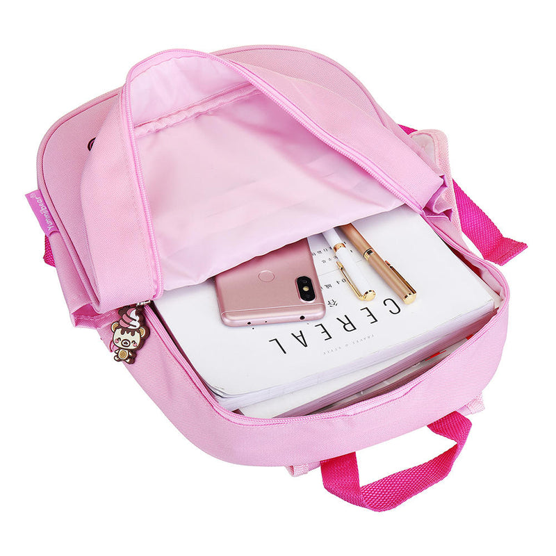 Yummiibear Squishy Pink Schoolbag With Limited Squishy Free Gift
