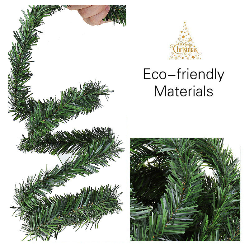 5.5M Christmas Tree Decoration Wreath Door Hanging Garland Window Wall Ornament Party Christmas Decorations Clearance Christmas Lights
