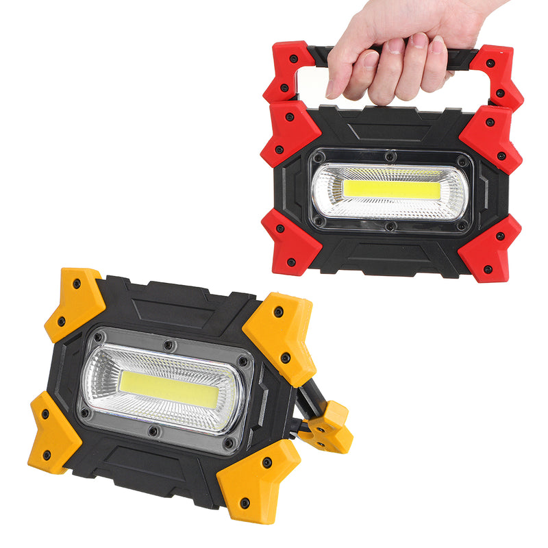 Foldable COB LED Work Light Portable 3 Modes Flood Lamp for Outdoor Camping Emergency