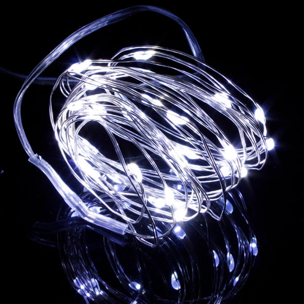 Warm White/Pure White 3M 30LED Copper Wire LED String Lights Lamp 5V