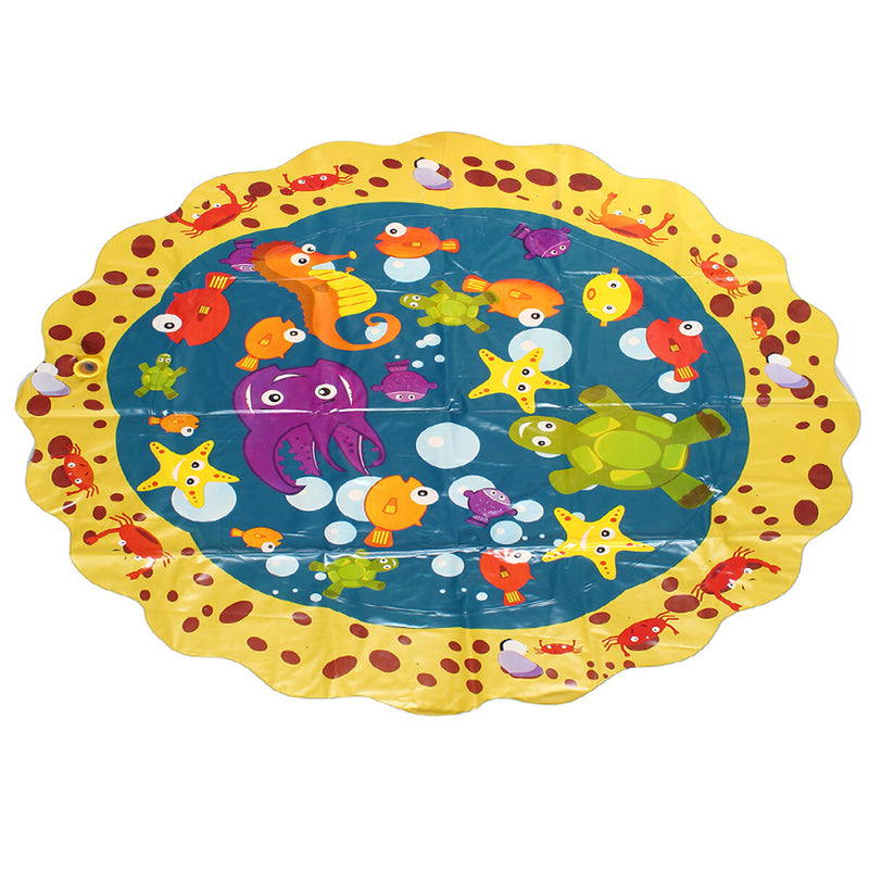 1M Girls Boys Inflatable Cushion Play Water Toy Mat Children Outdoor Games Sprinkler Pad Baby Kids Products Gifts
