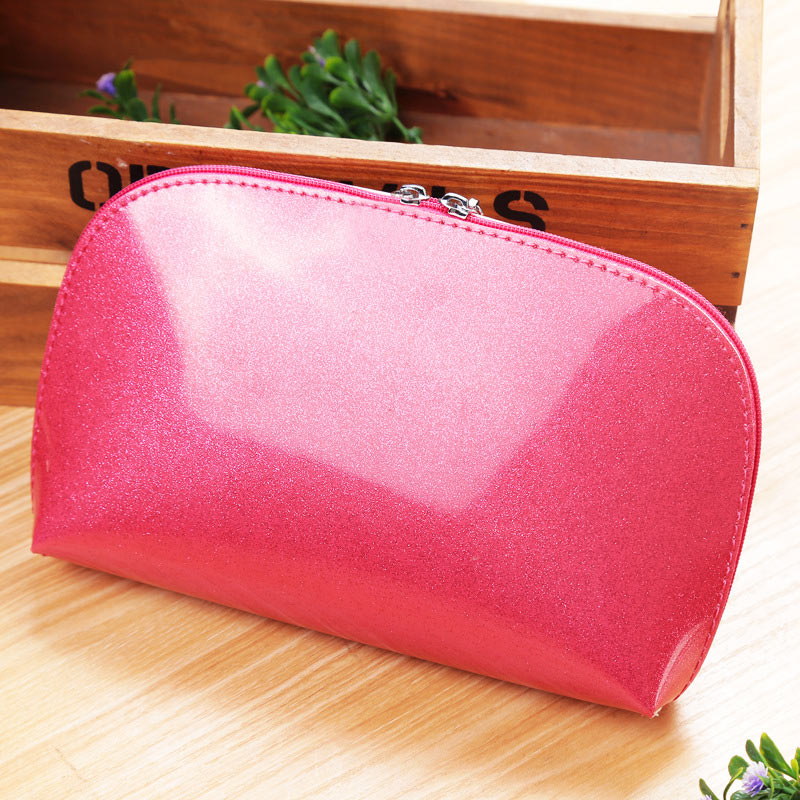Honana HN-CB06 PU Cosmetic Storage Bag 10 Colors Portable Waterproof Travel Toiletry Makeup Bag