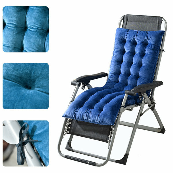 Lounger Recliner Seat Pad Replacement Cotton Cushion Cover Sun Sofa Garden Chair Mat
