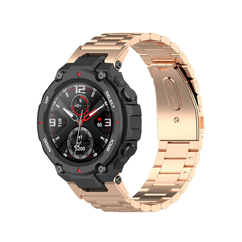 Bakeey Stainless Steel Watch Band with Band Adjust Tool for Amazfit T-REX A1918 Smart Watch