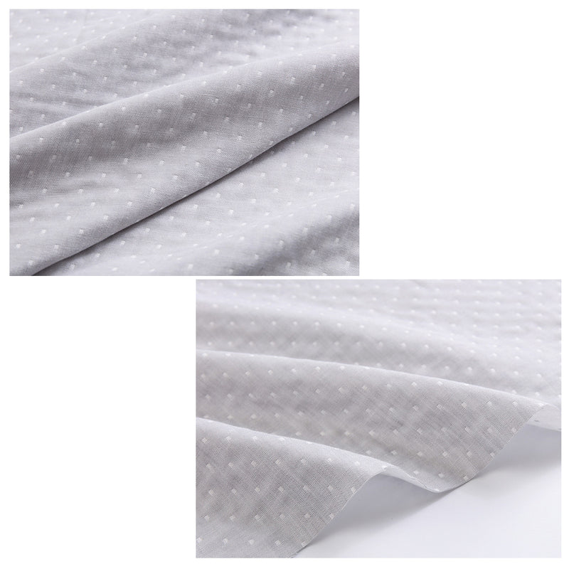 50cmx156cm Eco-friendly Cotton Gauze Fabric Double Layer Sewing Material Fluorescent-free for Diy Making