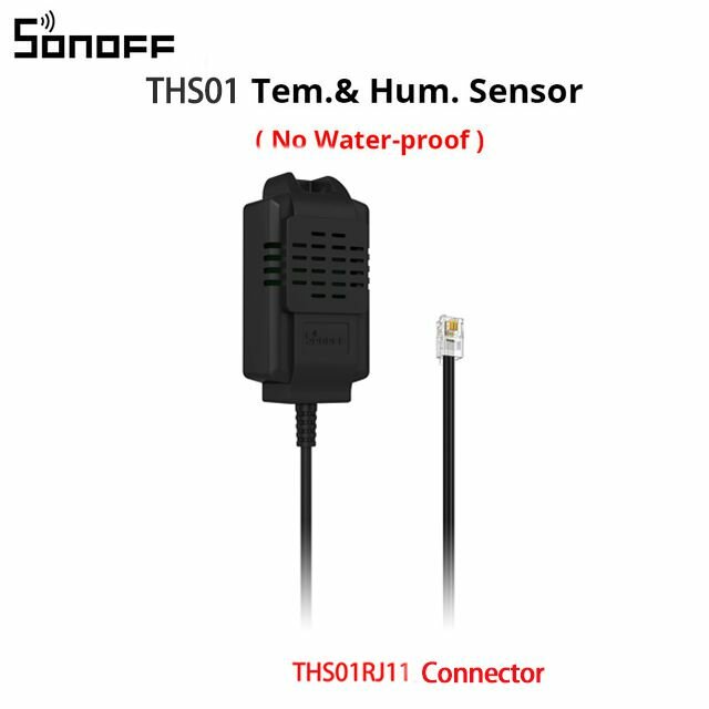 SONOFF TH Elite 16A/20A Wifi Smart Temperature and Humidity Monitoring Switch THS01 DS18b20 Sensor Smart Home Via eWelink Alexa