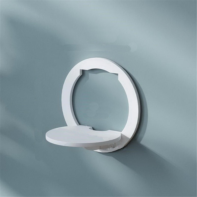 Wall Shelf Free Punching Wall-mounted TV Background Wall Hanger Bedroom Balcony Bedside Wall Creative Flower Pot Stand