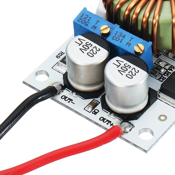 DC-DC 8.5-48V To 10-50V 10A 250W Continuous Adjustable High Power Boost Power Module Constant Voltage Constant Current Non-Isolation Step Up Board For Vehicle Laptop Power LED Driver