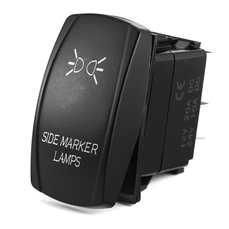 12V Dual Backlit LED Carling Rocker Switch - Laser Etched ARB