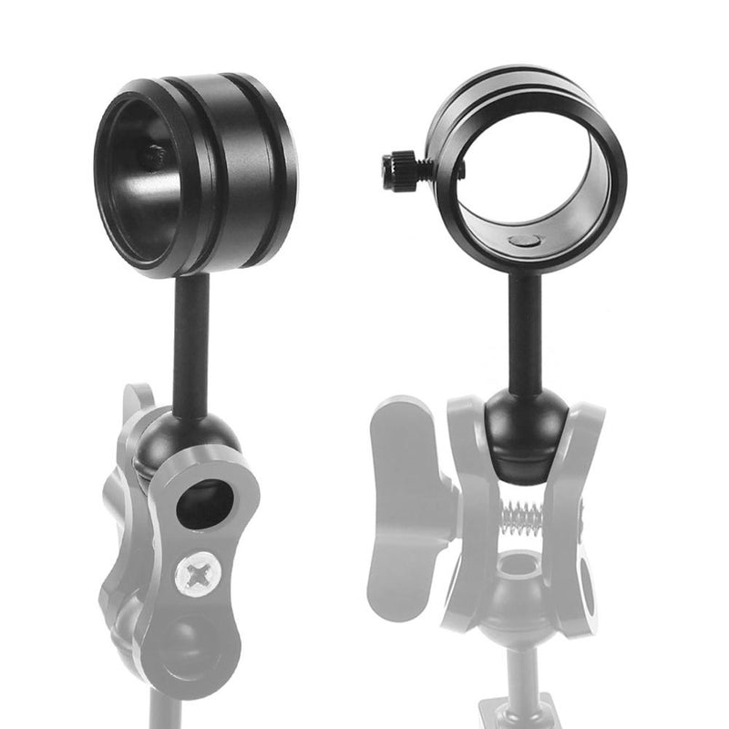 PULUZ PU254 1 Inch Ball Head Mount Adapter Magic Arm To Diving Light Fixed Clip for Underwater Diving Strobe Housing Light