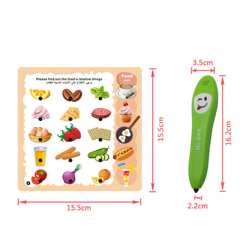 Multi-functional Arabic Language Learning Reading Pen Foreign Language Learning Machine Early Education Reading Pen for Kids