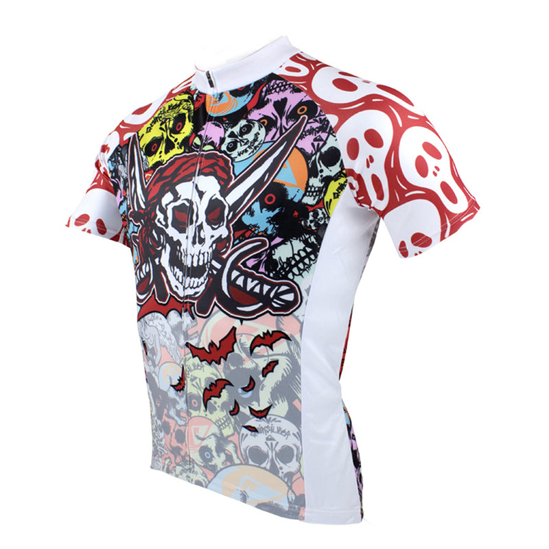 Men's Cycling Jersey Full Zipper Quick Dry Mountain Bike Shirts
