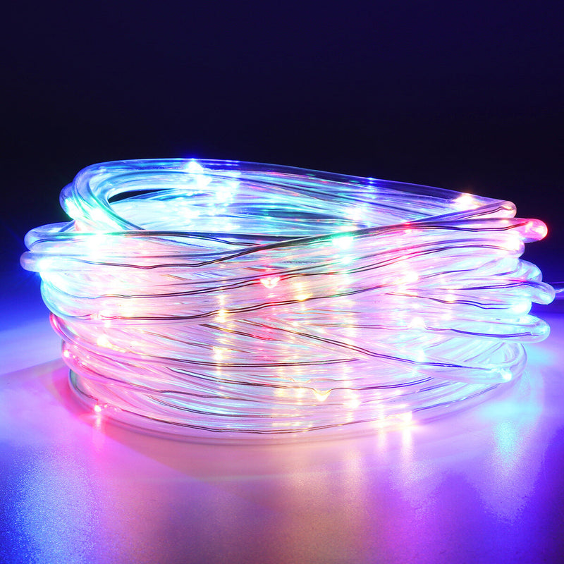 10M 100LED Outdoor Tube Rope Strip String Light RGB Lamp Xmas Home Decor Lights with EU Plug