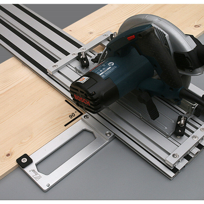 Wnew Woodworking 90 Degree Guide Rail Square Aluminum Alloy Track Saw Square Right Angle Stop for Electric Circular Saw