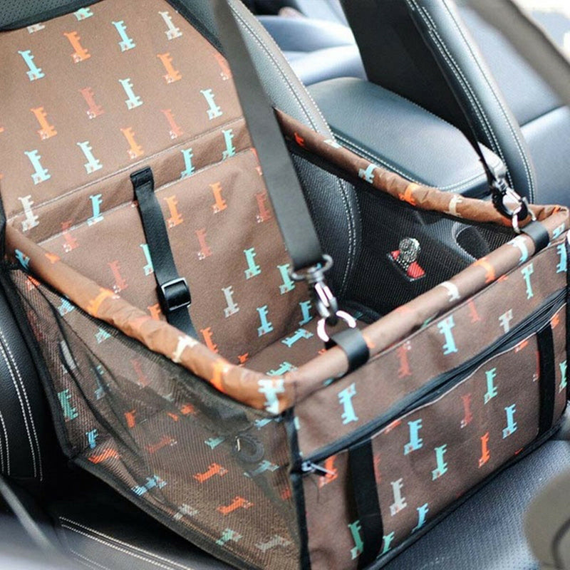 A Safe and Comfortable Carrier for Your Dog While You Travel - Foldable Pet Car Seat Cover Basket Protector Puppy Pet Bag