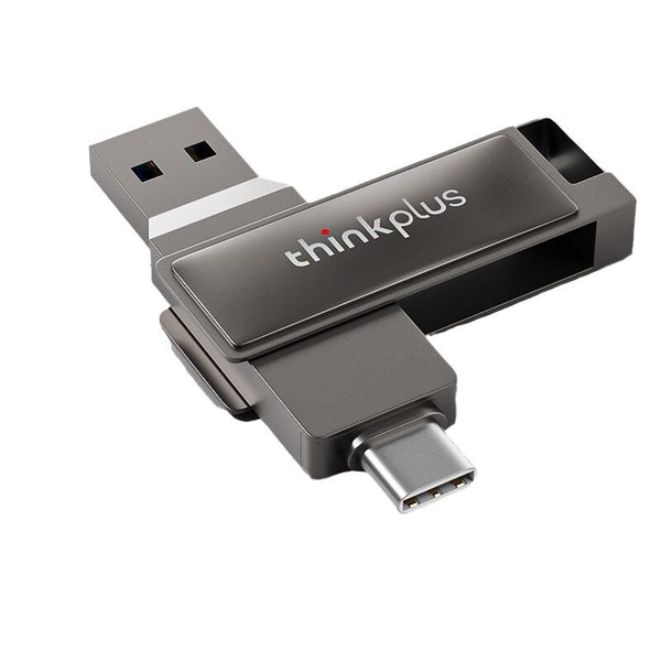 Lenovo Thinkplus MU233 USB3.2 Flash Drive High Speed Dual-interface Pendrive 32GB 64GB 128GB 256GB 512GB Mini Portable Memory U Disk