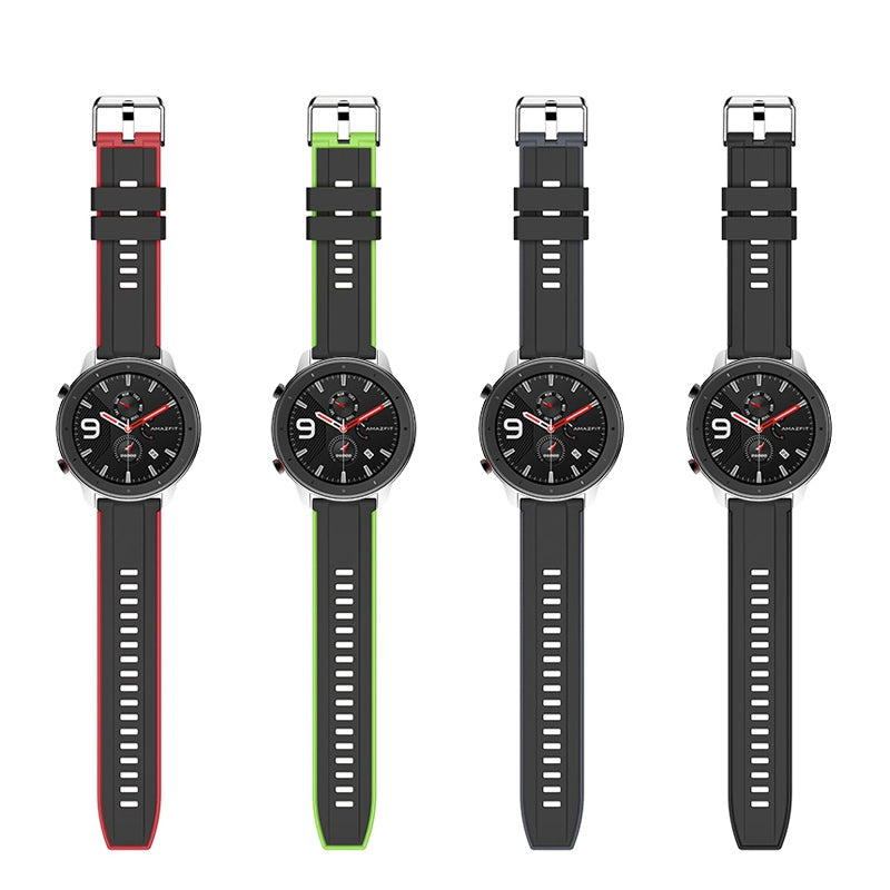 Bakeey 22MM Silicone Smart Watch Band For Amazfit GTR 47MM/ Stratos 2/2S
