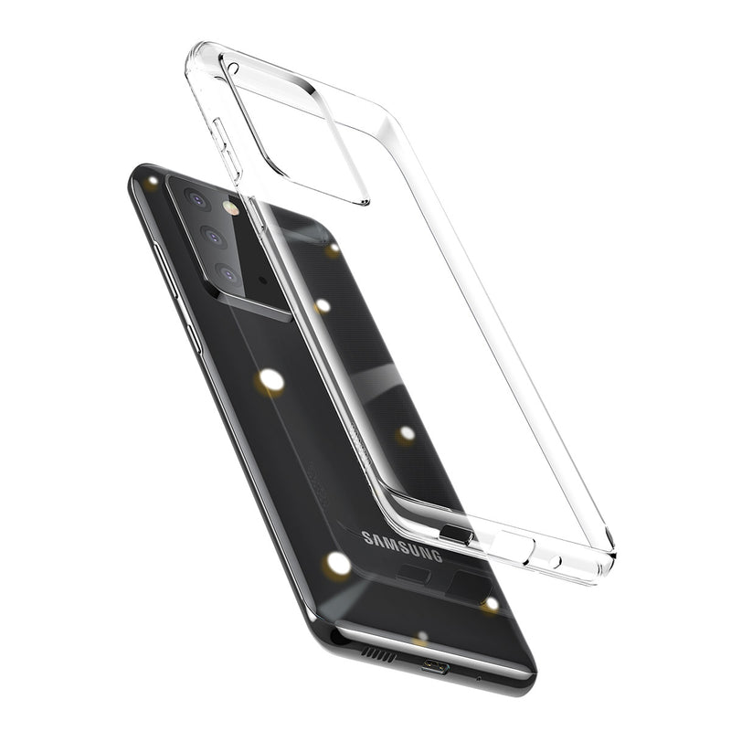Baseus Crystal Clear Transparent Ultra-thin Non-yellow Soft TPU Protective Case for Samsung Galaxy S20 / Galaxy S20 Plus / Galaxy S20 Ultra 2020