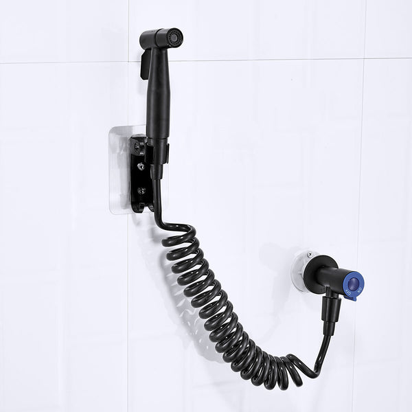 Stainless Steel Handheld Douche Bidet Spray Shower Head Toilet Adapter Hose Kit