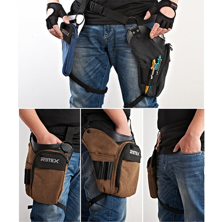 RIMIX Multi Functional Tactical Waist Pack Waterproof Canvas Tool Bag Outdoor Cycling Fishing Bag