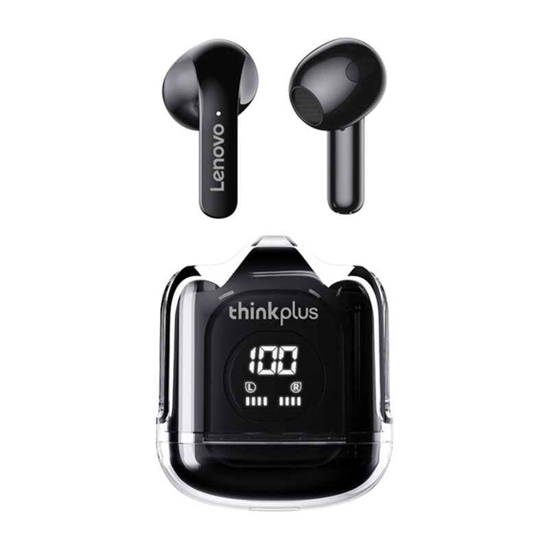 Lenovo XT65 TWS Earphone bluetooth V5.3 Earbuds LED Power Display Bass Stereo ENC Noise Cancelling HD Calls Sport Headphones with Mic