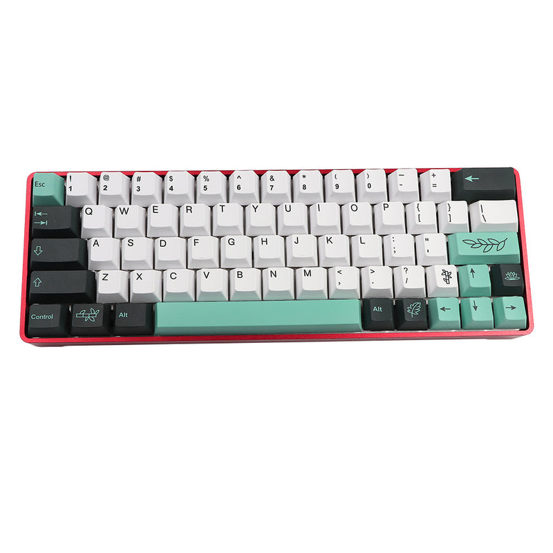 137 Keys Botanic Garden Keycap Set Cherry Profile Sublimation PBT Keycaps for Mechanical Keyboards
