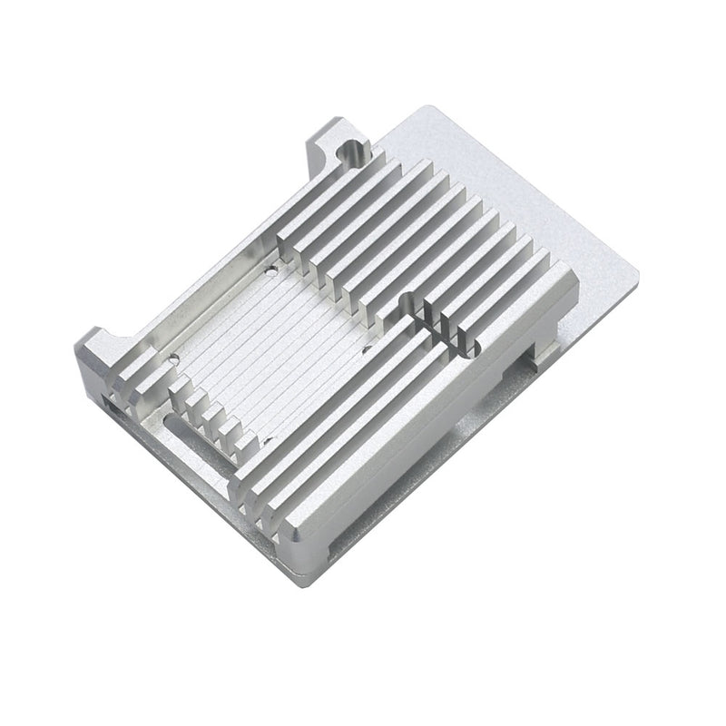 Aluminum Alloy Case for Raspberry Pi 4 Black/Gold/Sliver/Blue/Grey/Red Metal Enclosure Protective Shell with Cooling Fan