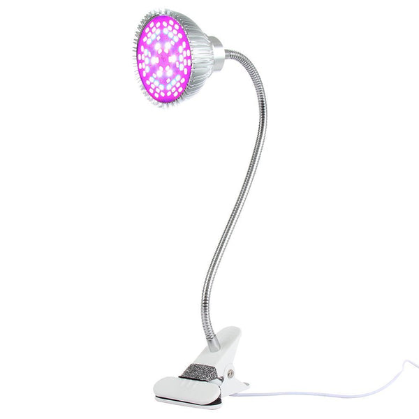 50W LED Grow Light Full Spectrum 360 Degree Flexible Gooseneck Growing Lamp Office Clip Desk Light