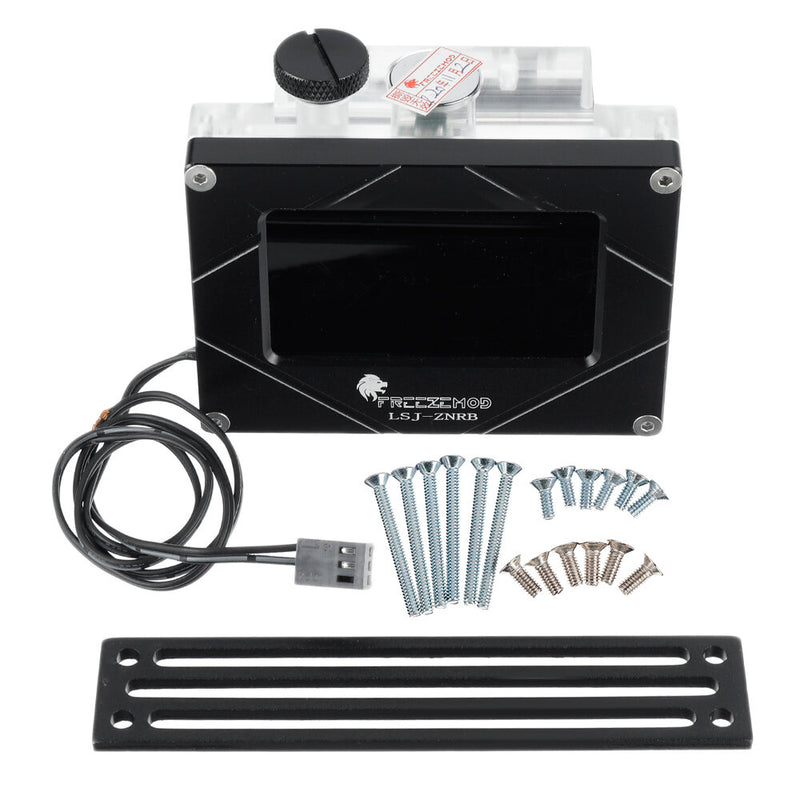 LSJ-ZNRB Mounted Version Intelligent Water Cooling System Monitor Temperature Flow Rate Air Pressure Water Pump PWM Black/Silver