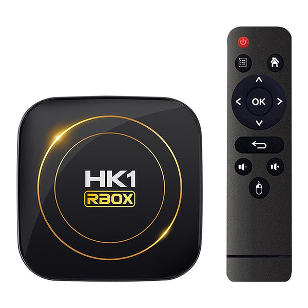 HK1 RBOX H8S Android 12 Smart TV Box 4+64G Dual Band 2.4G/5G WiFi Support bluetooth 4.0 8K HDR10+ Media Player Set Top Box
