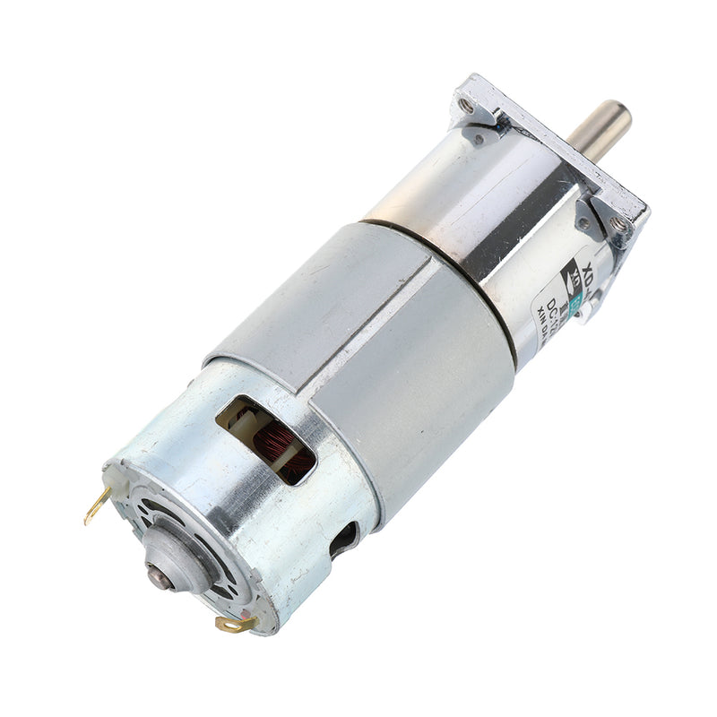Machifit DC 24V 10/30/50/100RPM Geared Motor with bracket 775 Reversible Gear Reducer Motor
