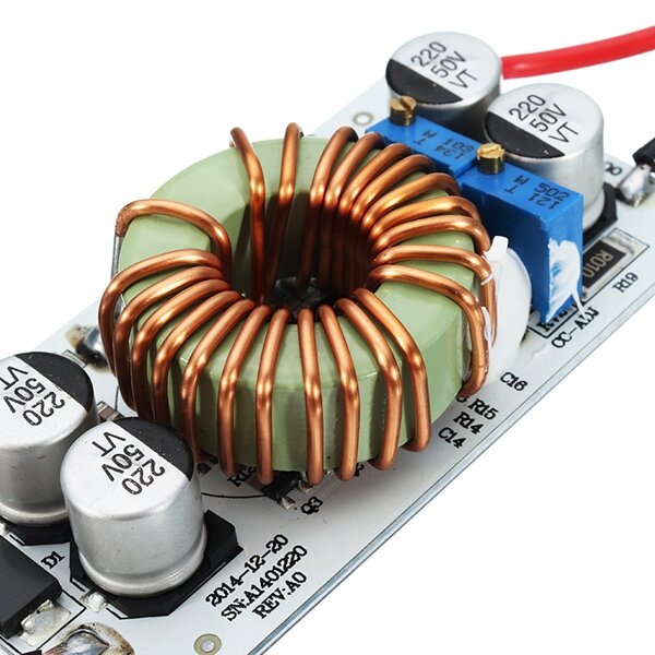 DC-DC 8.5-48V To 10-50V 10A 250W Continuous Adjustable High Power Boost Power Module Constant Voltage Constant Current Non-Isolation Step Up Board For Vehicle Laptop Power LED Driver