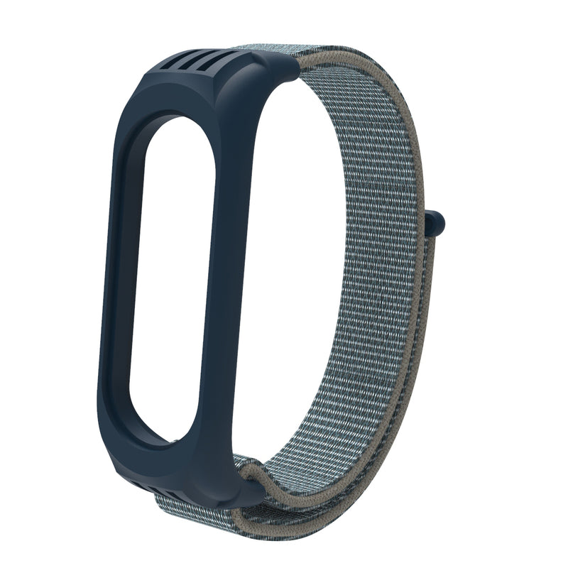 Holdmi 2-IN-1 Comfortable Nylon Watch Strap Band + TPU Watch Case Cover Replacement for Xiaomi Mi Band 5 / Xiaomi Mi Band 4 / 3 Non-original