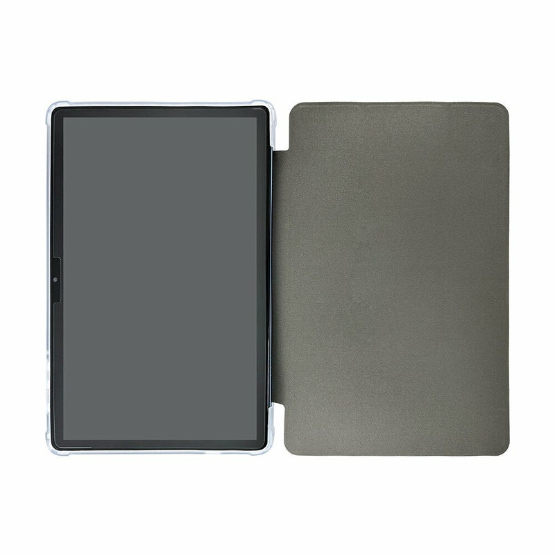 N-ONE NPad S 10.1 Inch Tablet Tri Fold Case Cover Holster + Tempered Glass Film Screen Protector Set