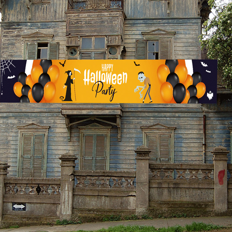 Halloween Decoration Banner Photography Backdrop Photo Background House Apartment Halloween Party Decoration Banner