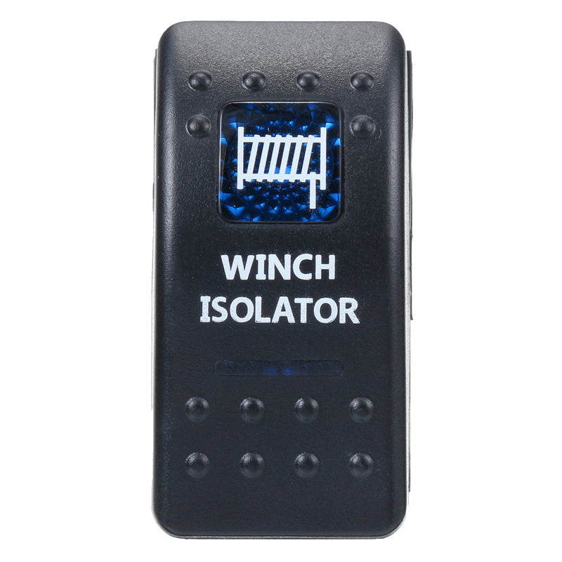 Boat Car Marine Dash Rocker Switch LED ILLUMINATED ON-OFF LED Light Waterproof