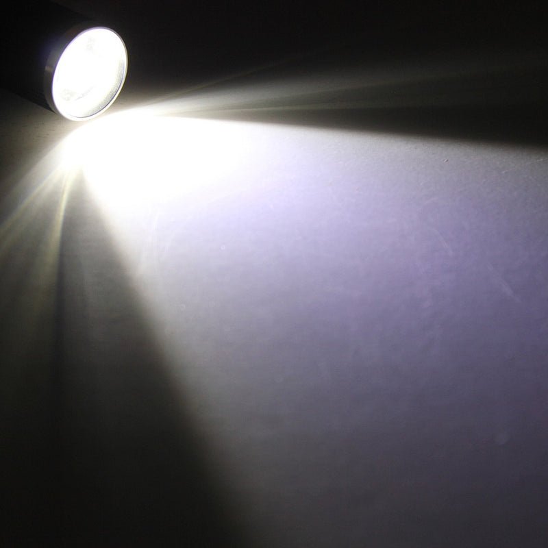 Q5 300LM Mini Zoomable LED Flashlightt Black(1*AA/1*14500), Elfeland Telescopic XPE 7w 3 Modes+Zoomable Tactical Torch