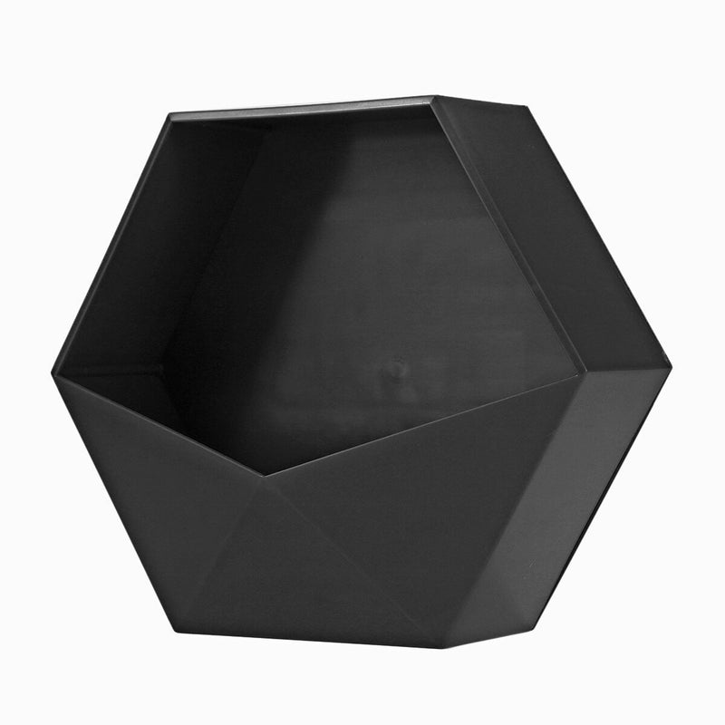 Geometric Bathroom Storage Wall Shelf Holder Decor Plant Pot Rack DIY Adhesive