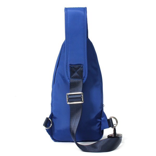 Women Men Nylon Chest Bags Sports Waterproof Crossbody Bags Casual Outdoor Bags