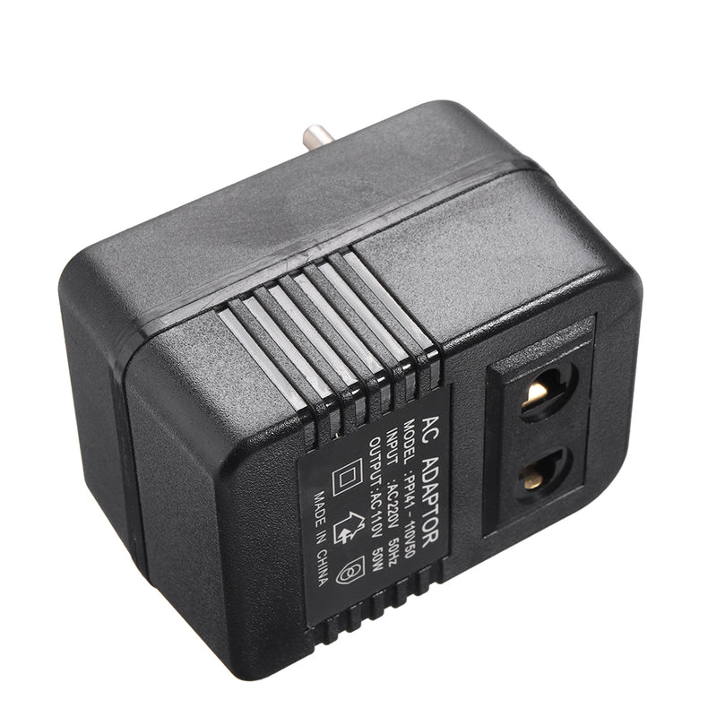 AC 220V to 110V AC Power Voltage Converter 50W Adapter Travel Transformer Step down Regulator Travel Portable
