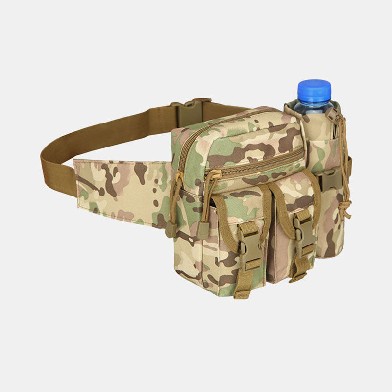 Men Multifunction Tactical Belt Bag Casual Sling Crossbody Bag Waist Bag