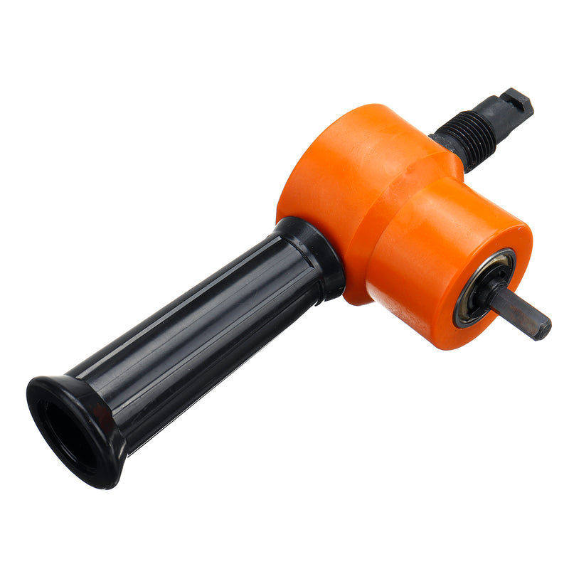 Double Headed Sheet Metal Nibbler Cutter Drill Attachment Cutter with Extra Punch